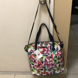 Betsy Johnson large tote bag.